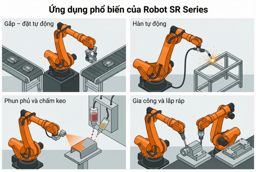 Ứng dụng của robot Step